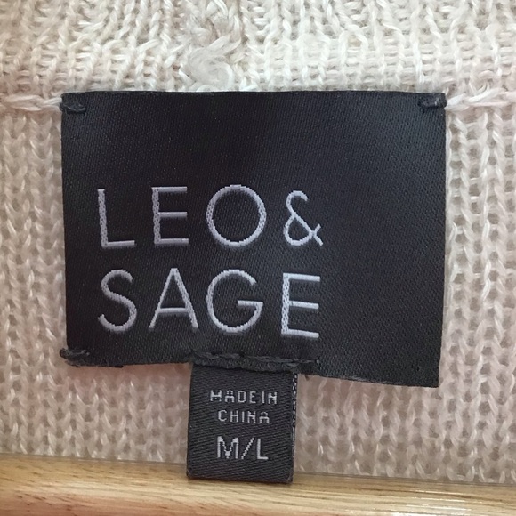 Leo & Sage x Revolve Linen Cashmere Open Front Short Sleeve Knit Cardiga… - Picture 8 of 9
